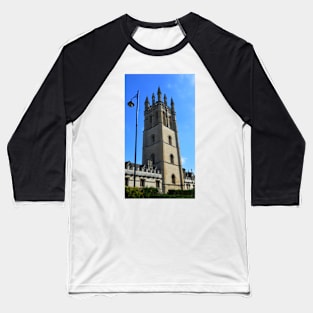 Magdalen College Chapel Tower, Oxford, UK Baseball T-Shirt